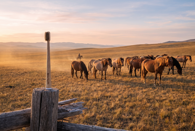 The Mongolian steppe