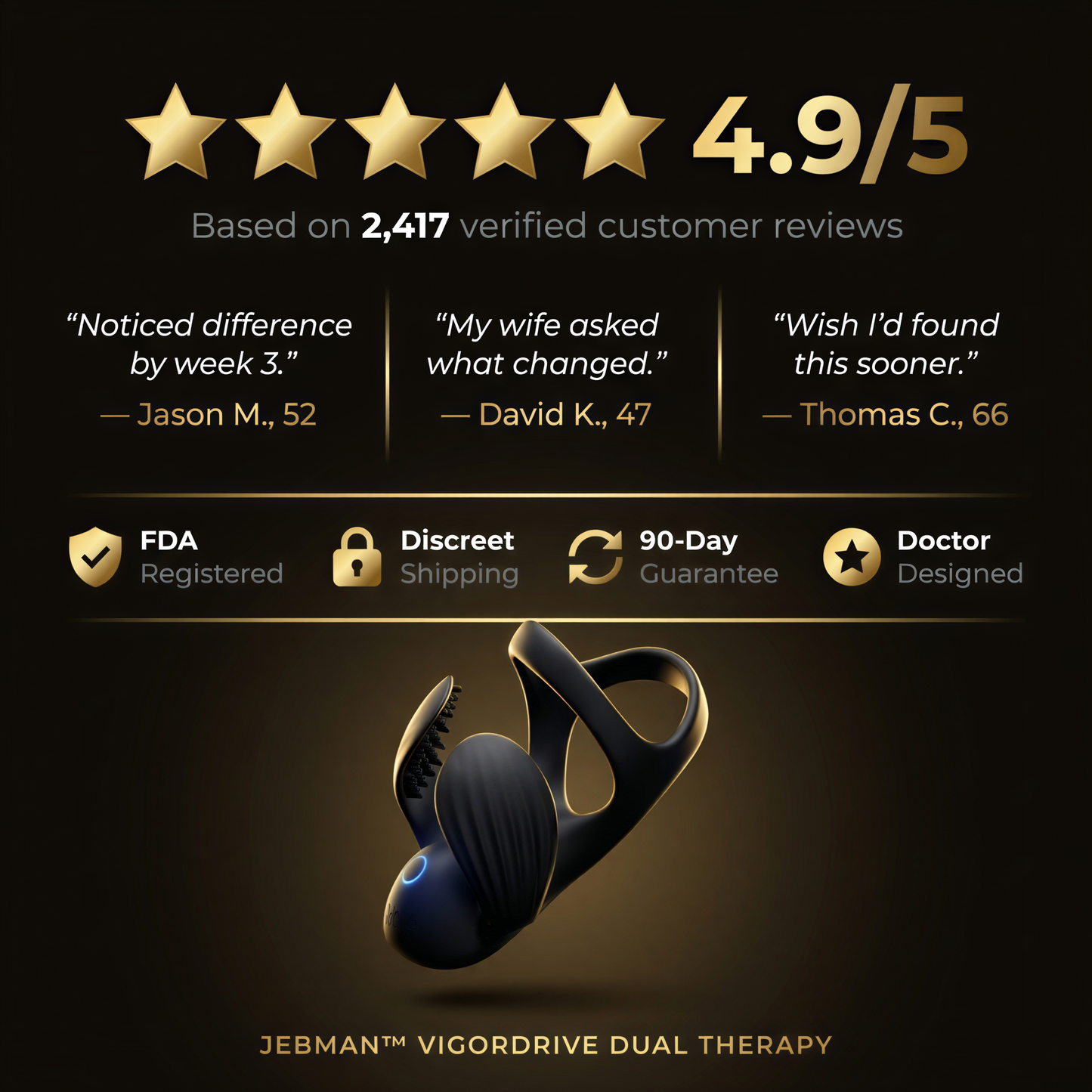 Jebman™ VigorDrive Dual Therapy
