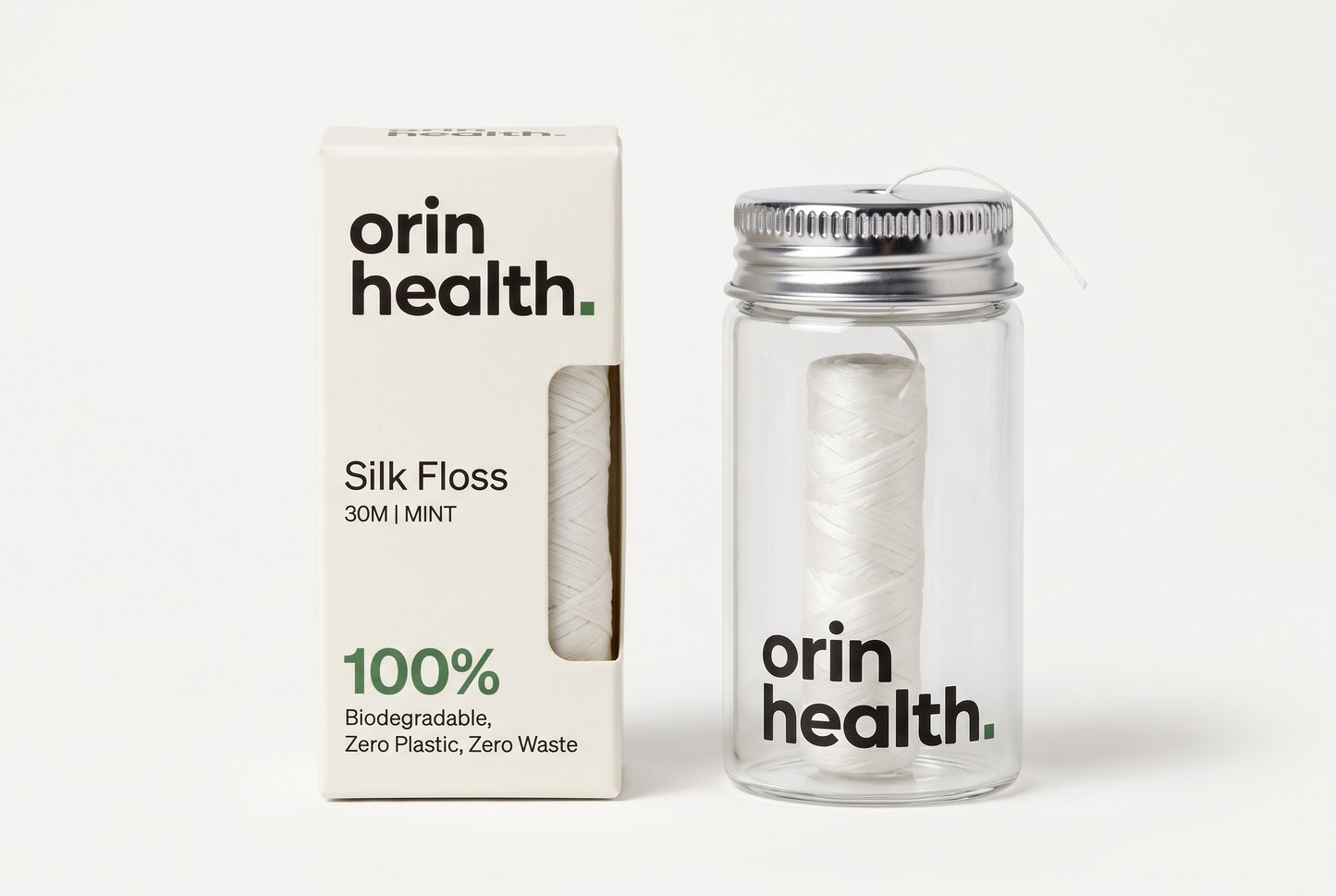 OrinHealth™ Zero-Plastic Silk Floss