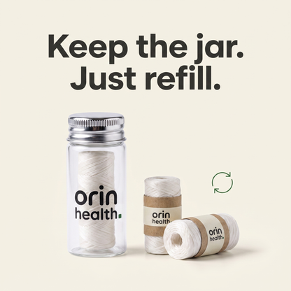 OrinHealth™ Zero-Plastic Silk Floss